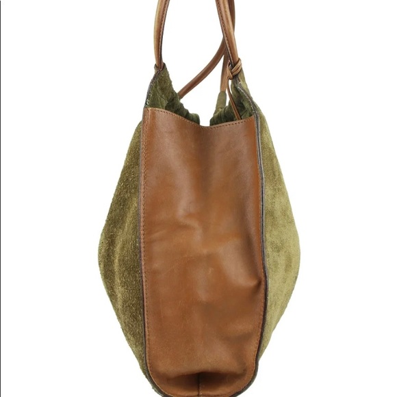 Gucci Suede Green Moss Bag - Picture 3 of 16